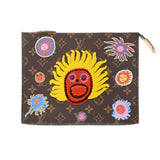 LOUIS VUITTON ルイヴィトン モノグラム トイレタリ―ポーチ 草間彌生コラボ ブラウン M81982 レディース モノグラムキャンバス アクセサリーポーチ Aランク 中古 銀蔵