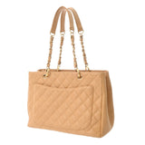 CHANEL シャネル GST グランドショッピングトート ベージュ A50995 レディース キャビアスキン トートバッグ Bランク 中古 銀蔵