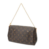 LOUIS VUITTON ルイヴィトン モノグラム フェイボリット MM ブラウン M40718 レディース モノグラムキャンバス ショルダーバッグ Bランク 中古 銀蔵