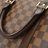 LOUIS VUITTON ルイヴィトン ダミエ キーポル バンドリエール 55 ブラウン N41414 ユニセックス ダミエキャンバス ボストンバッグ ABランク 中古 銀蔵