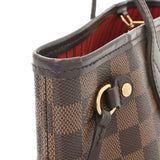 LOUIS VUITTON ルイヴィトン ダミエ ネヴァーフル PM ブラウン N51109 レディース ダミエキャンバス トートバッグ ABランク 中古 銀蔵