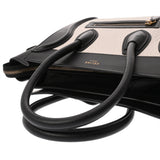 CELINE セリーヌ ラゲージ マイクロショッパー ブラック/ホワイト 189793 レディース レザー ハンドバッグ ABランク 中古 銀蔵