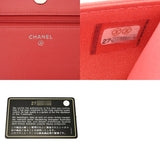 CHANEL シャネル マトラッセ チェーンウォレット レッド レディース レザー ショルダーバッグ Bランク 中古 銀蔵