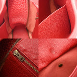 HERMES エルメス サコ レッド系 □C刻印(1999年頃) レディース ブッフルスキッパー トートバッグ Bランク 中古 銀蔵
