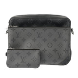LOUIS VUITTON ルイヴィトン モノグラムエクリプス トリオメッセンジャー ブラック/グレー M69443 メンズ モノグラムエクリプスキャンバス ショルダーバッグ ABランク 中古 銀蔵
