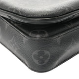 LOUIS VUITTON ルイヴィトン モノグラムエクリプス トリオメッセンジャー ブラック/グレー M69443 メンズ モノグラムエクリプスキャンバス ショルダーバッグ ABランク 中古 銀蔵