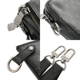 LOUIS VUITTON ルイヴィトン モノグラムエクリプス トリオメッセンジャー ブラック/グレー M69443 メンズ モノグラムエクリプスキャンバス ショルダーバッグ ABランク 中古 銀蔵