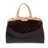 LOUIS VUITTON ルイヴィトン モノグラムヴェルニ ブレア MM 2WAY アマラント M91619 レディース モノグラムヴェルニ ハンドバッグ ABランク 中古 銀蔵