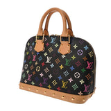 LOUIS VUITTON ルイヴィトン マルチカラー アルマ ノワール M92646 レディース モノグラムキャンバス ハンドバッグ ABランク 中古 銀蔵