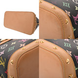 LOUIS VUITTON ルイヴィトン マルチカラー アルマ ノワール M92646 レディース モノグラムキャンバス ハンドバッグ ABランク 中古 銀蔵
