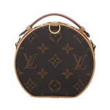 LOUIS VUITTON ルイヴィトン モノグラム ミニ ボワットシャポー 2WAY キャメル/ブラック M83575 レディース モノグラムキャンバス ショルダーバッグ ABランク 中古 銀蔵