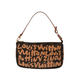 LOUIS VUITTON ルイヴィトン モノグラムグラフィティ グラフィティ ポシェットアクセソワール ピーチ M92193 レディース モノグラムキャンバス 長財布 ABランク 中古 銀蔵
