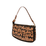LOUIS VUITTON ルイヴィトン モノグラムグラフィティ グラフィティ ポシェットアクセソワール ピーチ M92193 レディース モノグラムキャンバス 長財布 ABランク 中古 銀蔵