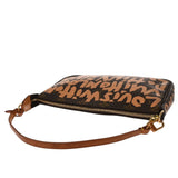 LOUIS VUITTON ルイヴィトン モノグラムグラフィティ グラフィティ ポシェットアクセソワール ピーチ M92193 レディース モノグラムキャンバス 長財布 ABランク 中古 銀蔵
