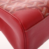 GOYARD ゴヤール サイゴンミニ レッド SAIGONMINTY02CL02P レディース ゴヤールディンキャンバス/シュヴロッシュカーフ ショルダーバッグ Aランク 中古 銀蔵