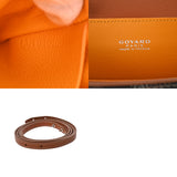 GOYARD ゴヤール サイゴンミニ ブラウン SAIGONMINTY02CL02P レディース ゴヤールディンキャンバス/シュヴロッシュカーフ ショルダーバッグ Aランク 中古 銀蔵