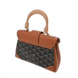 GOYARD ゴヤール サイゴンミニ ブラウン SAIGONMINTY02CL02P レディース ゴヤールディンキャンバス/シュヴロッシュカーフ ショルダーバッグ Aランク 中古 銀蔵