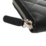 CHANEL シャネル マトラッセ クラシック ロングジップウォレット ブラック AP0242 レディース キャビアスキン 長財布 ABランク 中古 銀蔵