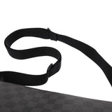 LOUIS VUITTON ルイヴィトン ダミエグラフィット ダニエル MM ブラック N58029 メンズ ダミエグラフィットキャンバス ショルダーバッグ Aランク 中古 銀蔵