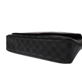 LOUIS VUITTON ルイヴィトン ダミエグラフィット ダニエル MM ブラック N58029 メンズ ダミエグラフィットキャンバス ショルダーバッグ Aランク 中古 銀蔵