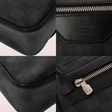 LOUIS VUITTON ルイヴィトン ダミエグラフィット ダニエル MM ブラック N58029 メンズ ダミエグラフィットキャンバス ショルダーバッグ Aランク 中古 銀蔵