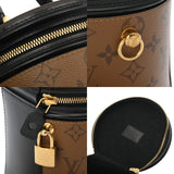 LOUIS VUITTON ルイヴィトン モノグラムリバース カンヌ ブラウン M43986 レディース モノグラムキャンバス バニティバッグ ABランク 中古 銀蔵