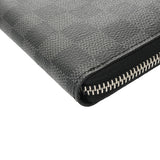 LOUIS VUITTON ルイヴィトン ダミエグラフィット ジッピーウォレット ヴェルティカル ブラック/グレー N63095 メンズ ダミエグラフィットキャンバス 長財布 ABランク 中古 銀蔵