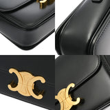 CELINE セリーヌ ティーン トリオンフ ブラック 188423BF438NO レディース カーフ ショルダーバッグ Aランク 中古 銀蔵