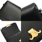 CELINE セリーヌ ティーン トリオンフ ブラック 188423BF438NO レディース カーフ ショルダーバッグ Aランク 中古 銀蔵