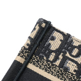CHRISTIAN DIOR クリスチャンディオール ブックトート ミニ ネイビー S5573CRIN レディース オブリークキャンバス ハンドバッグ Aランク 中古 銀蔵