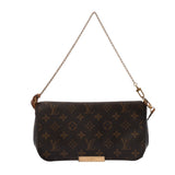 LOUIS VUITTON ルイヴィトン モノグラム フェイボリット MM ブラウン M40718 レディース モノグラムキャンバス ショルダーバッグ Bランク 中古 銀蔵