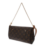 LOUIS VUITTON ルイヴィトン モノグラム フェイボリット MM ブラウン M40718 レディース モノグラムキャンバス ショルダーバッグ Bランク 中古 銀蔵