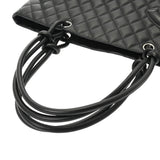 CHANEL シャネル カンボンライン ラージトート ブラック/ブラックエナメル A25169 レディース カーフ トートバッグ ABランク 中古 銀蔵