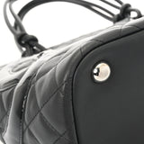 CHANEL シャネル カンボンライン ラージトート ブラック/ブラックエナメル A25169 レディース カーフ トートバッグ ABランク 中古 銀蔵