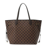 LOUIS VUITTON ルイヴィトン ダミエ ネヴァーフル MM ブラウン N40599 レディース ダミエキャンバス トートバッグ ABランク 中古 銀蔵