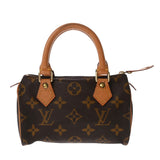 LOUIS VUITTON ルイヴィトン モノグラム ミニ スピーディ ブラウン M41534 レディース モノグラムキャンバス ハンドバッグ ABランク 中古 銀蔵