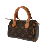 LOUIS VUITTON ルイヴィトン モノグラム ミニ スピーディ ブラウン M41534 レディース モノグラムキャンバス ハンドバッグ ABランク 中古 銀蔵