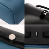 HERMES エルメス エールバッグ ジップ PM ブラック/ブルー系 B刻印(2023年頃) レディース ヴァッシュハンター/トワルミリタリー 2WAYバッグ Aランク 中古 銀蔵