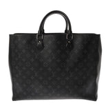 LOUIS VUITTON ルイヴィトン モノグラムエクリプス グランサック 黒/グレー M44733 メンズ モノグラムキャンバス トートバッグ Aランク 中古 銀蔵