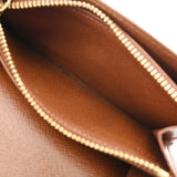 LOUIS VUITTON ルイヴィトン モノグラム ポルトモネジップ ブラウン M61735 レディース モノグラムキャンバス 長財布 Bランク 中古 銀蔵