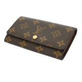 LOUIS VUITTON ルイヴィトン モノグラム ポルトモネジップ ブラウン M61735 レディース モノグラムキャンバス 長財布 Bランク 中古 銀蔵