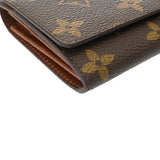LOUIS VUITTON ルイヴィトン モノグラム ポルトモネジップ ブラウン M61735 レディース モノグラムキャンバス 長財布 Bランク 中古 銀蔵