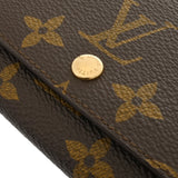 LOUIS VUITTON ルイヴィトン モノグラム ポルトモネジップ ブラウン M61735 レディース モノグラムキャンバス 長財布 Bランク 中古 銀蔵
