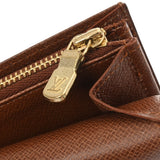 LOUIS VUITTON ルイヴィトン モノグラム ポルトモネジップ ブラウン M61735 レディース モノグラムキャンバス 長財布 Bランク 中古 銀蔵
