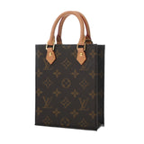 LOUIS VUITTON ルイヴィトン モノグラム プティット サックプラ 旧型 2WAY ブラウン M69442 レディース モノグラムキャンバス ハンドバッグ ABランク 中古 銀蔵