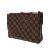 LOUIS VUITTON ルイヴィトン ダミエ トワイス エベヌ N48259 レディース ダミエキャンバス ショルダーバッグ Aランク 中古 銀蔵