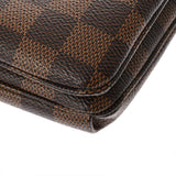 LOUIS VUITTON ルイヴィトン ダミエ トワイス エベヌ N48259 レディース ダミエキャンバス ショルダーバッグ Aランク 中古 銀蔵