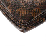 LOUIS VUITTON ルイヴィトン ダミエ トワイス エベヌ N48259 レディース ダミエキャンバス ショルダーバッグ Aランク 中古 銀蔵