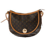 LOUIS VUITTON ルイヴィトン モノグラム トゥラム GM ブラウン M40075 レディース モノグラムキャンバス ショルダーバッグ ABランク 中古 銀蔵