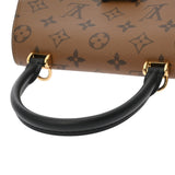 LOUIS VUITTON ルイヴィトン モノグラムリバース ティルシット ブラウン M46548 レディース モノグラムキャンバス バニティバッグ Aランク 中古 銀蔵